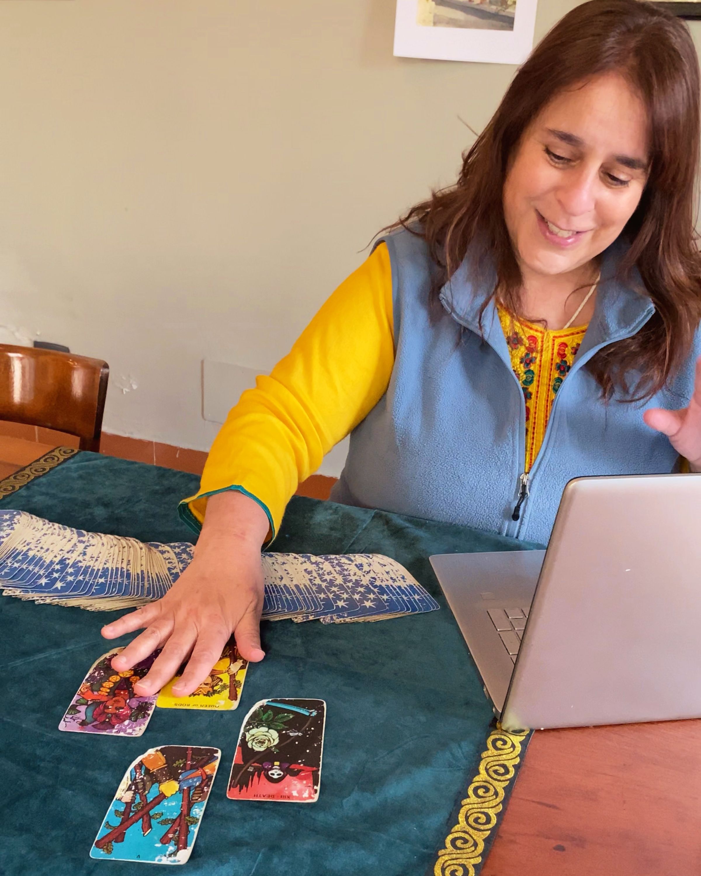 Michal Gal - Tarot mentor and founder of The CoreScan Tarot Academy